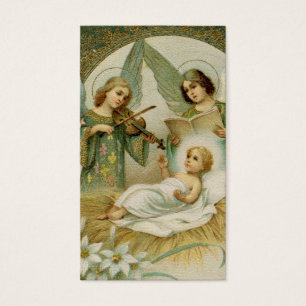 Bönkort (citationstecken): Gloria i Excelsis Deo Visitkort