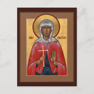 Bönkorth för St. Christina Vykort