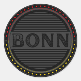 Bonn City Pride Emblem – German Identity Runt Klistermärke