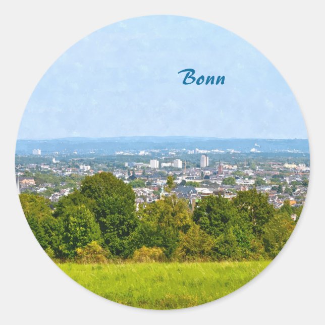 Bonn Runt Klistermärke (Framsida)