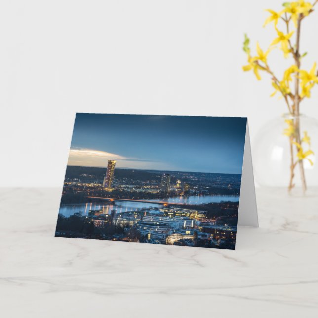 Bonn Tyskland Kort (Gul blomma)