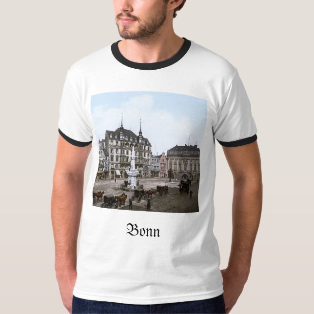 Bonn, Tyskland på 1800-talet T Shirt (Framsida)