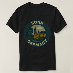 Bonn Tyskland Stad Konst T Shirt