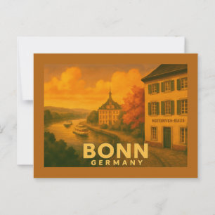 Bonn Tyskland Stad Konst Vykort
