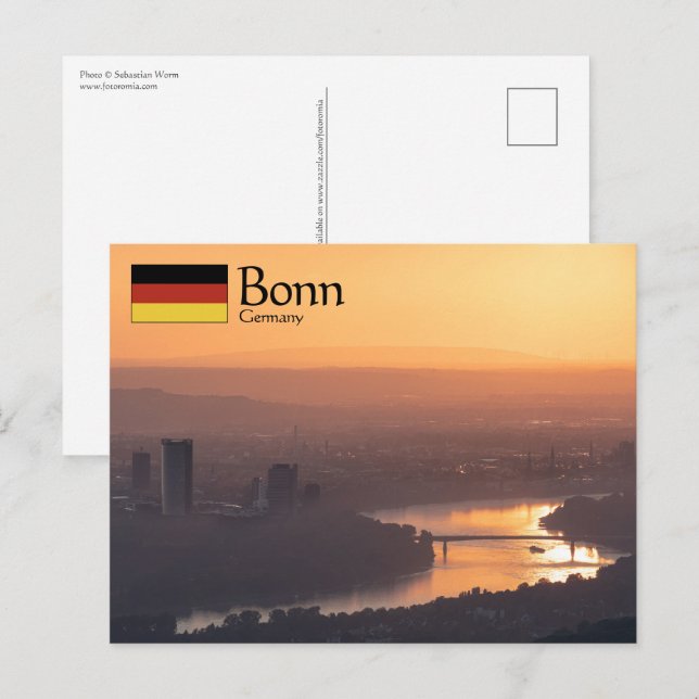 Bonn Tyskland Vykort (Fram/baksida)