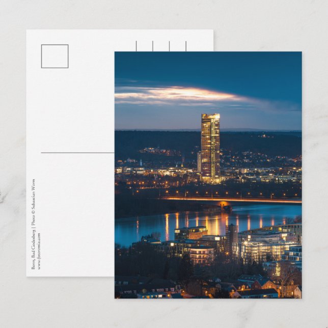 Bonn Tyskland Vykort (Fram/baksida)