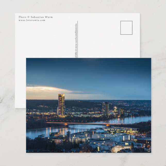 Bonn Tyskland Vykort (Fram/baksida)