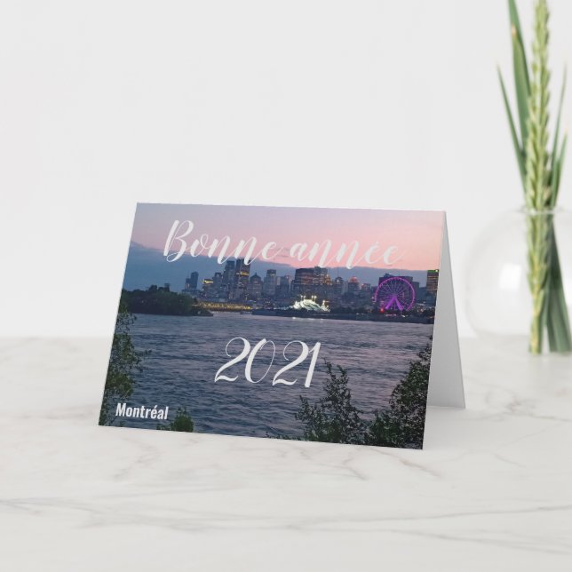 Bonne année 2021 kort (Framsida)