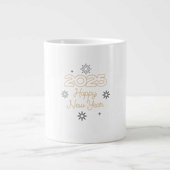 Bonne année 2025 jumbo mugg (Framsidan)