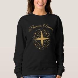 Bonne Année dorée : étoiles et confettis les fêtes T Shirt