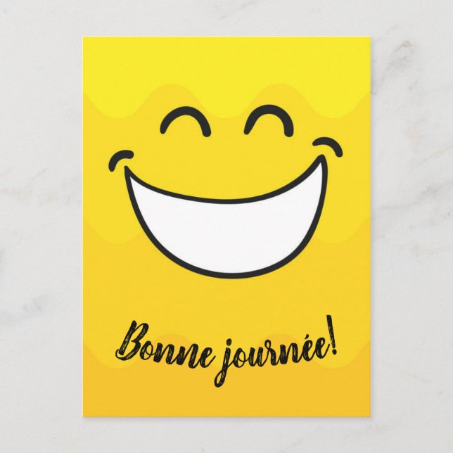 Bonne Journée! Vykort (Framsida)