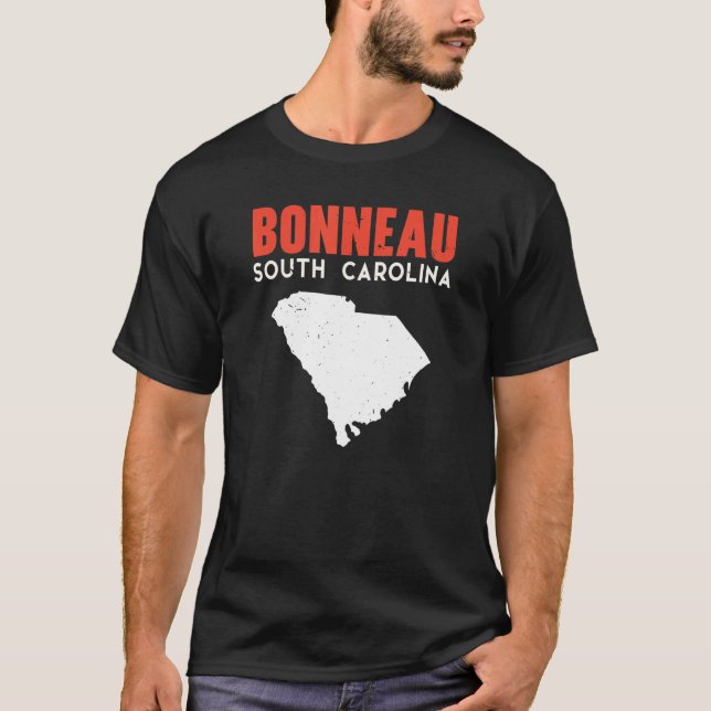 Bonneau South Carolina USA State America Travel T Shirt (Framsida)