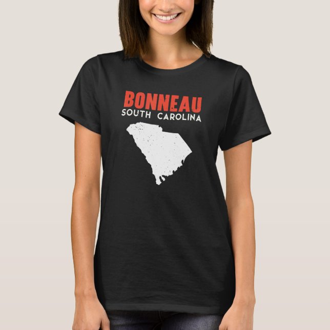 Bonneau South Carolina USA State America Travel T Shirt (Framsida)