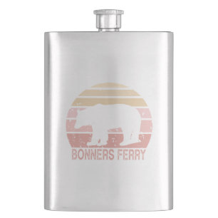Bonners Ferry Idaho Retro Bear Fickplunta