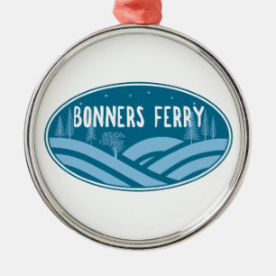 Bonners Ferry Idaho utomhus Julgransprydnad Metall