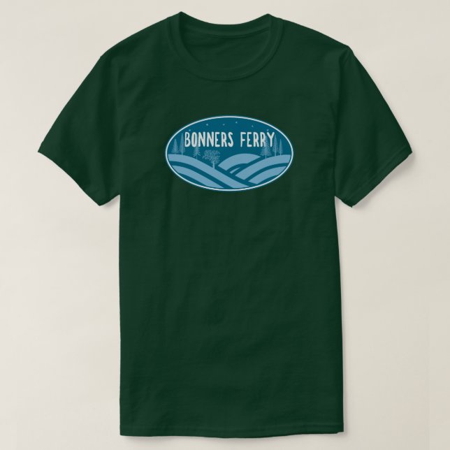 Bonners Ferry Idaho utomhus T Shirt (Design framsida)