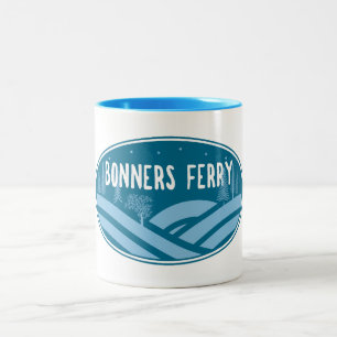 Bonners Ferry Idaho utomhus Två-Tonad Mugg
