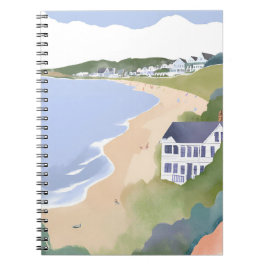 Bonnet Shores | Rhode Island Beach Watercolor Anteckningsbok