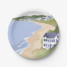 Bonnet Shores | Vattenfärgskonst från Rhode Island
