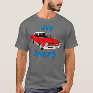 Bonneville (röd) T-tröja 1964 T-shirt