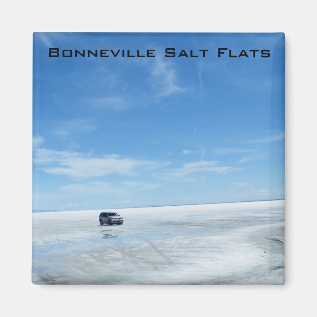 Bonneville Salt Flats Magnet (Framsidan)