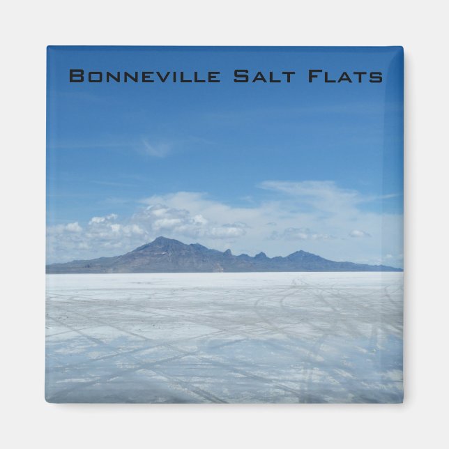 Bonneville Salt Flats Magnet (Framsidan)