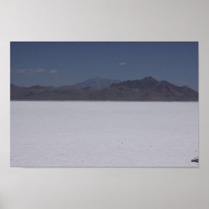 Bonneville Salt Flats, Utah Affisch