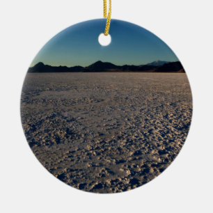 Bonneville Salt Flats, Utah Julgransprydnad Keramik