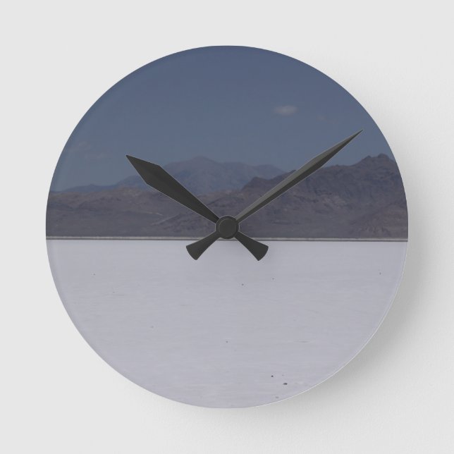 Bonneville Salt Flats, Utah Rund Klocka (Framsida)