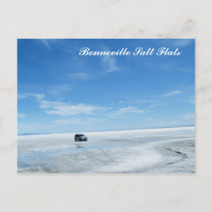 Bonneville Salt Flats Vykort