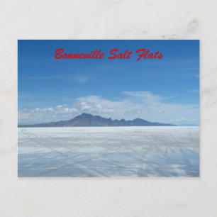 Bonneville Salt Flats Vykort