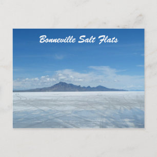 Bonneville Salt Flats Vykort