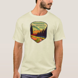 Bonneville Shoreline Trail Färg T Shirt