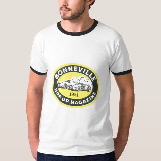 Bonneville skutt upp tidskriften tee shirt (Framsida)