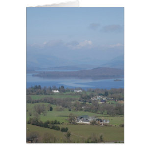 Bonnie Banker i Loch lomond Hälsningskort