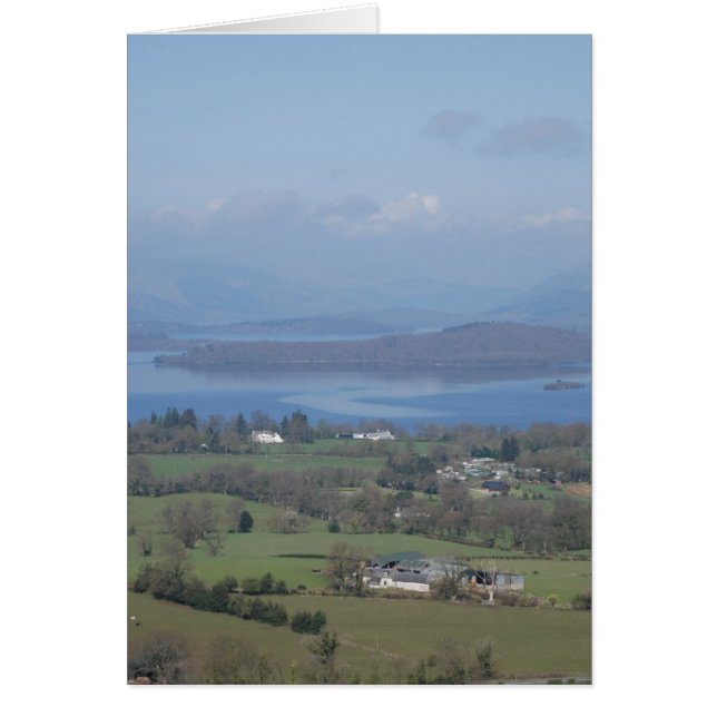 Bonnie Banker i Loch lomond Hälsningskort (Framsidan)