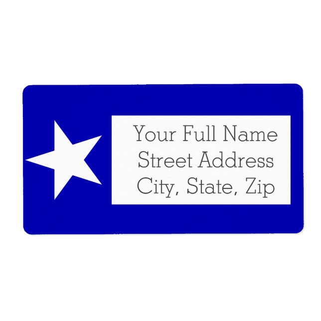 Bonnie Blue Flagga Fraktsedel (Framsidan)