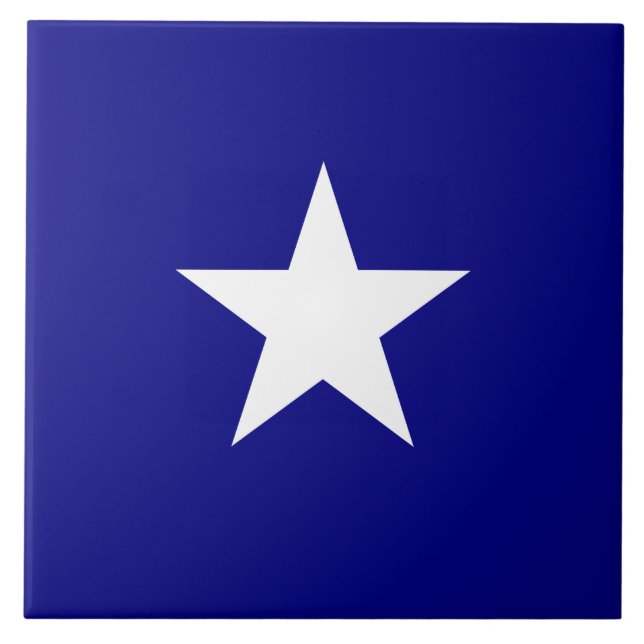 Bonnie Blue Flagga Kakelplatta (Framsidan)