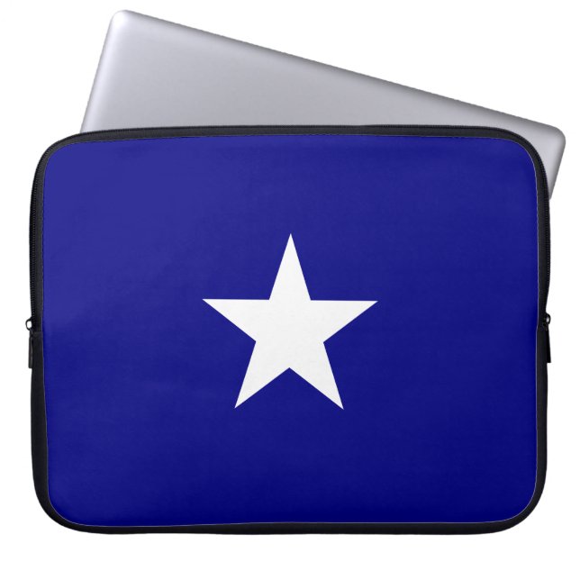 Bonnie Blue Flagga Laptop Fodral (Framsidan)