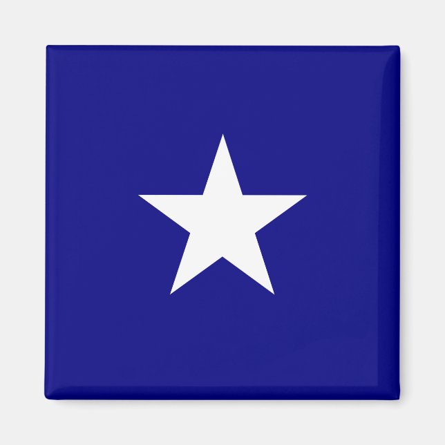 Bonnie Blue Flagga Magnet (Framsidan)