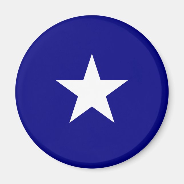 Bonnie Blue Flagga Magnet (Framsidan)
