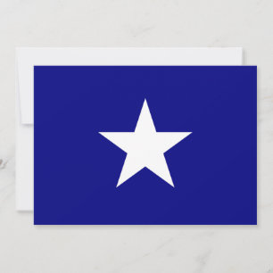 Bonnie Blue Flagga med inbjudan till Lone White St