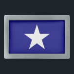 Bonnie Blue Flagga med Lone White Star Bälte-låsbe<br><div class="desc">Bonnie Blue Flagga med låset Lone White Star Bälte: Bonnie Blue-Flagga med sin enda vita stjärna på blå bakgrund var den inofficiella flagga av det amerikanska konfederatet Stater i början av det amerikanska civila Krig.</div>