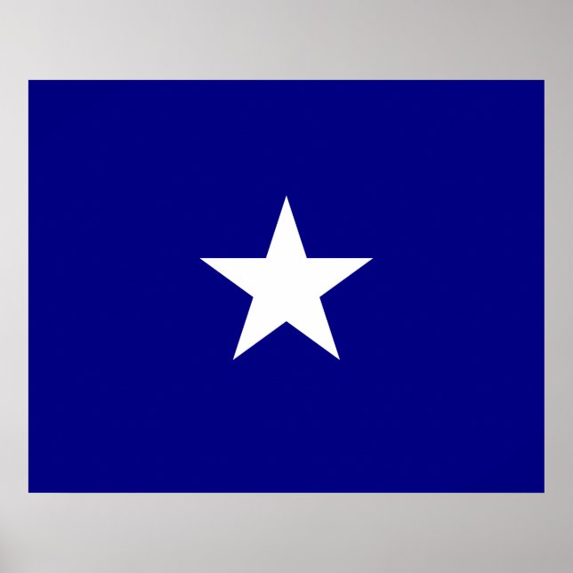 Bonnie Blue Flagga Poster (Framsidan)