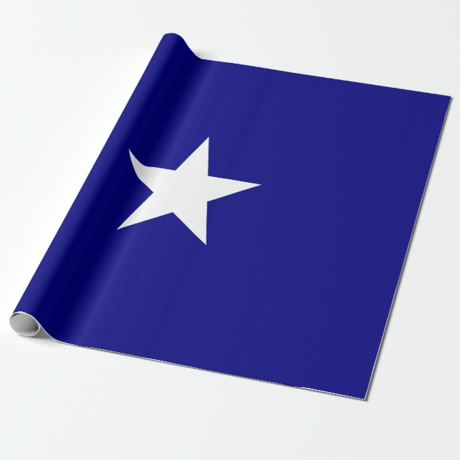 Bonnie Blue Flagga Presentpapper (Utrullad)