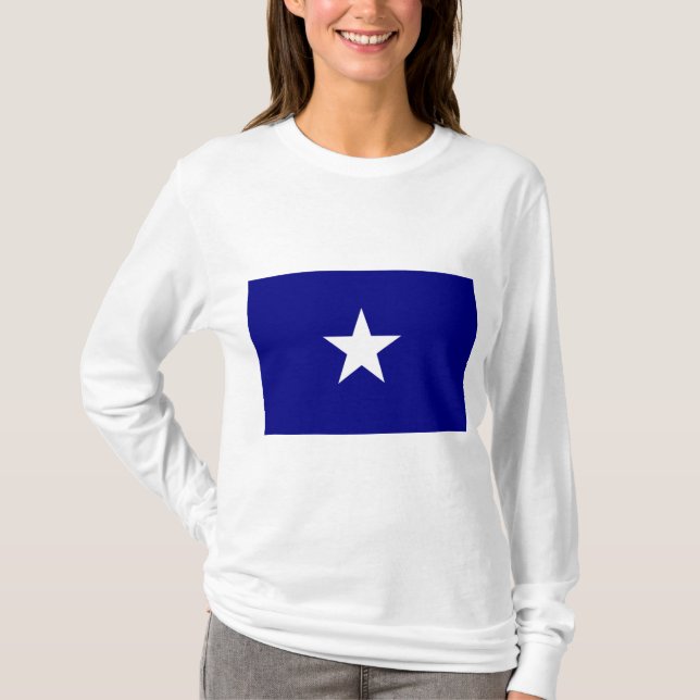 Bonnie Blue Flagga T Shirt (Framsida)
