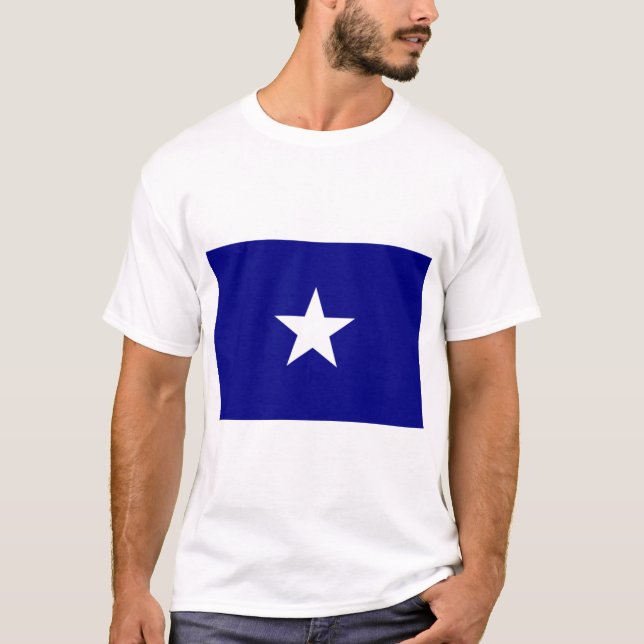 Bonnie Blue Flagga T Shirt (Framsida)