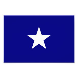 Bonnie Blue Flagga White Star Fototryck