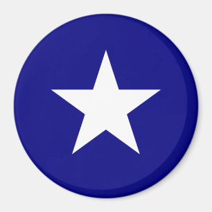 Bonnie Blue Flagga White Star Magnet