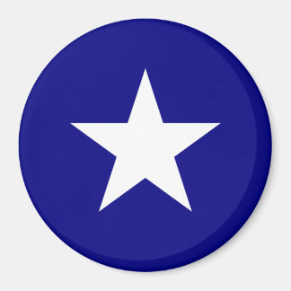 Bonnie Blue Flagga White Star Magnet